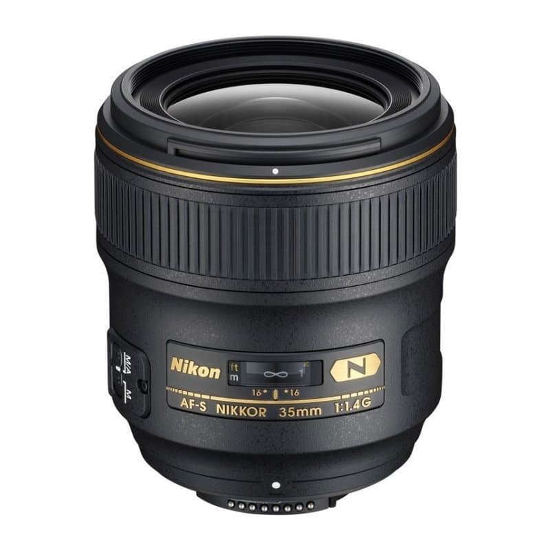 Объектив Nikon AF-S NIKKOR 35mm f/1.4G, чёрный