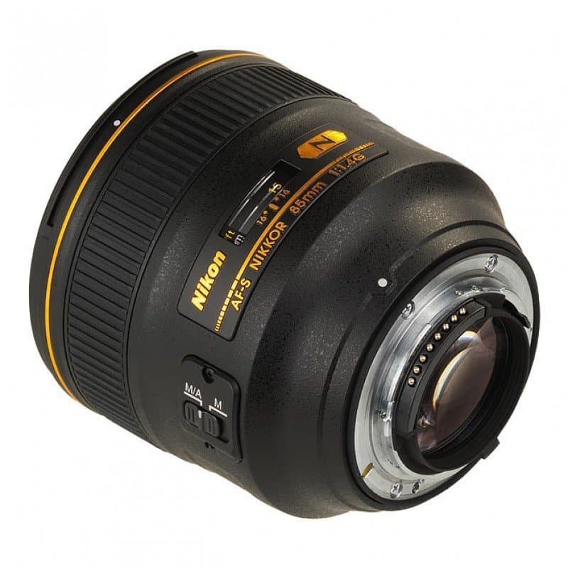 Объектив Nikon AF-S NIKKOR 85mm f/1.4G, чёрный