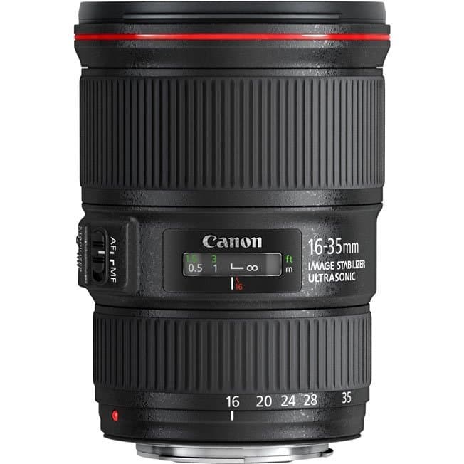 Объектив Canon EF 16-35mm f/4L IS USM, чёрный