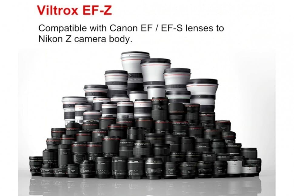 VILTROX EF-Z (Переходное кольцо для объективов серии Canon EF и EF-S YF на Nikon Z крепление камеры)