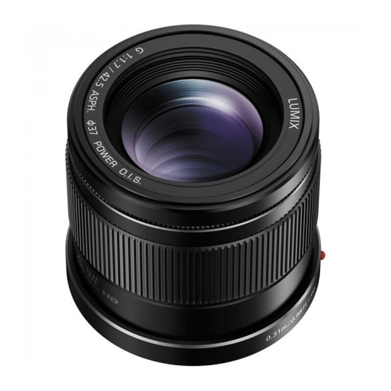 Объектив Panasonic 42.5mm f/1.7 G Aspherical Power O.I.S., чёрный