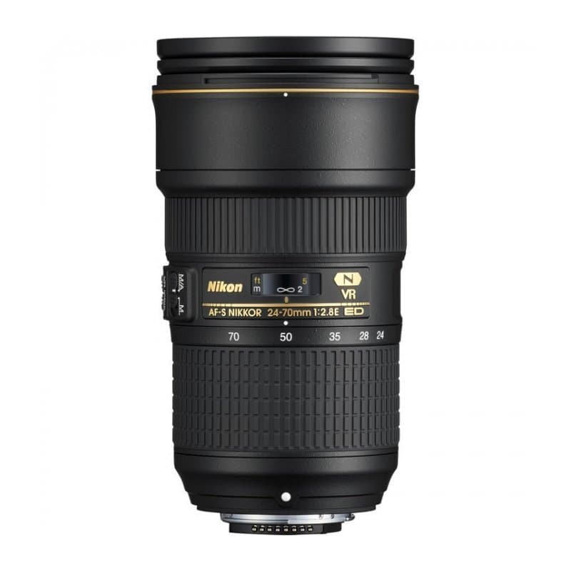 Объектив Nikon AF-S NIKKOR 24-70mm f/2.8E ED VR, чёрный