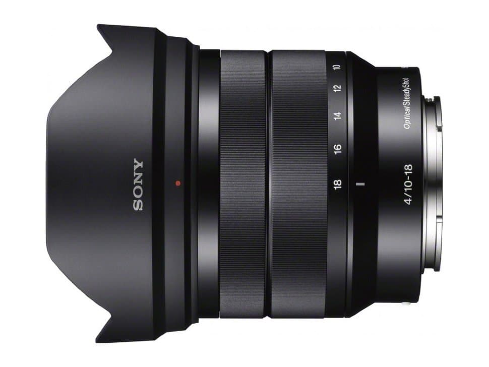Объектив Sony E 10-18mm f/4 OSS, чёрный